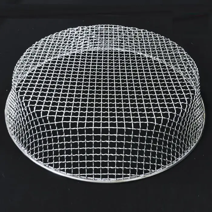 Acier inoxydable robuste jardin métal pêche grand sol tamis Filtration grandes pierres plantation Pot outils de culture