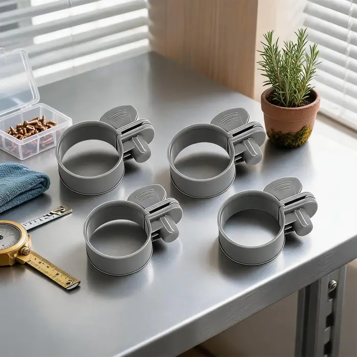 Lot de 4 pinces de rechange réglables pour piscine hors sol