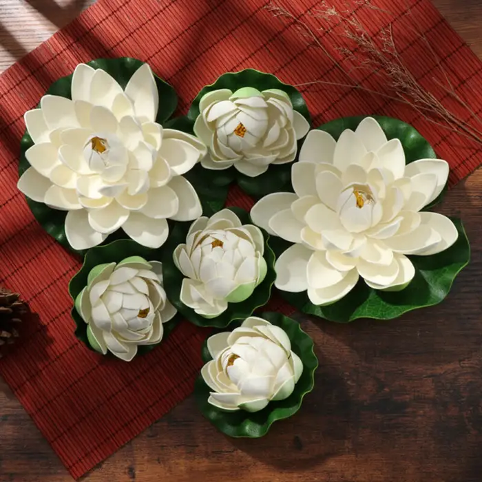Fausse Fleur Artificielle Flottante de Natation