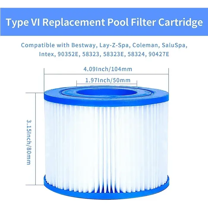 Cartouche de pompe filtrante pour piscine Bestway VI