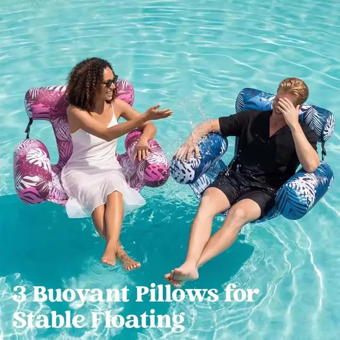 Chaise longue gonflable pour adulte