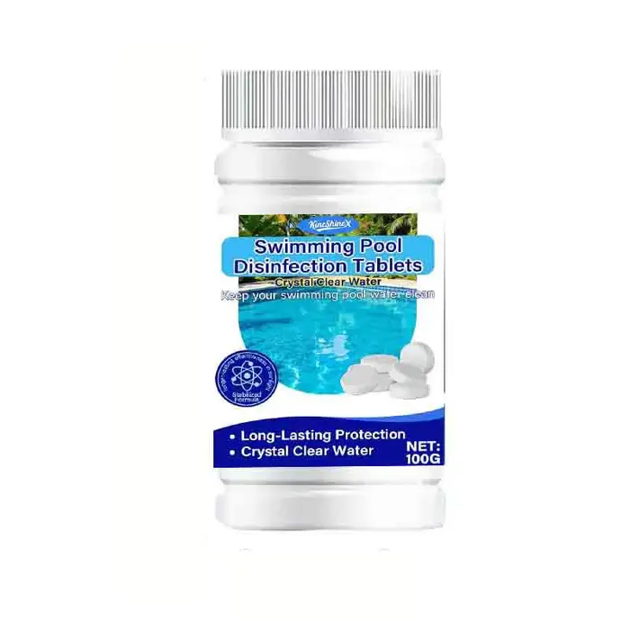 Tablettes de désinfection pour piscine 100g – Traitement pour une eau cristalline – Protection longu
