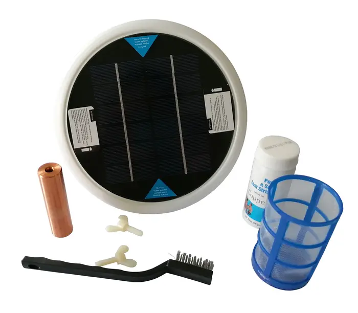 Purificateur de filtre à eau ioniseur solaire pour piscine