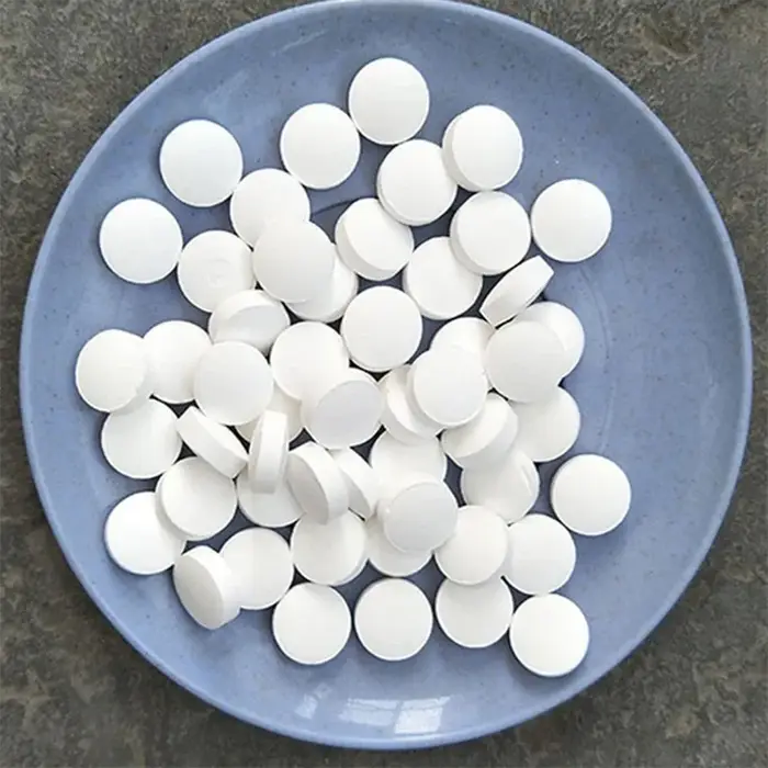 Bouteille de 50 tablettes pour livres de piscine