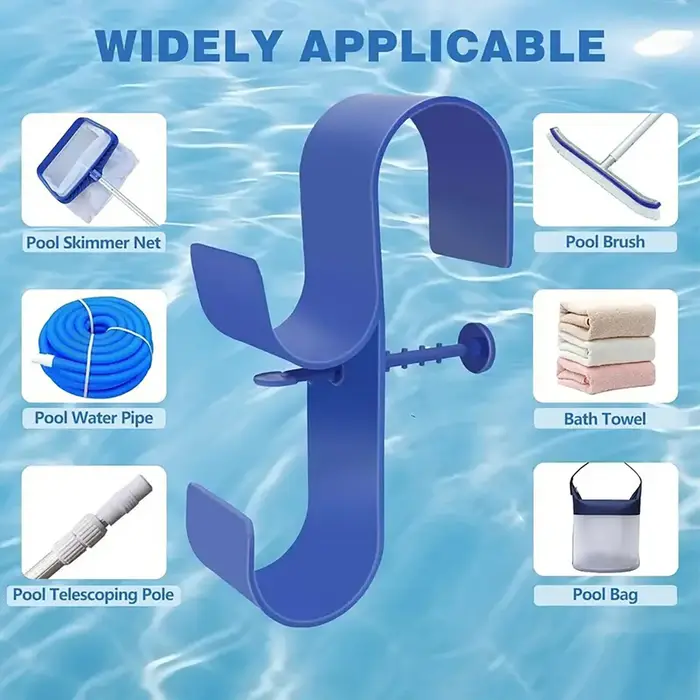 Support de poteau de piscine réglable pour poteaux télescopiques