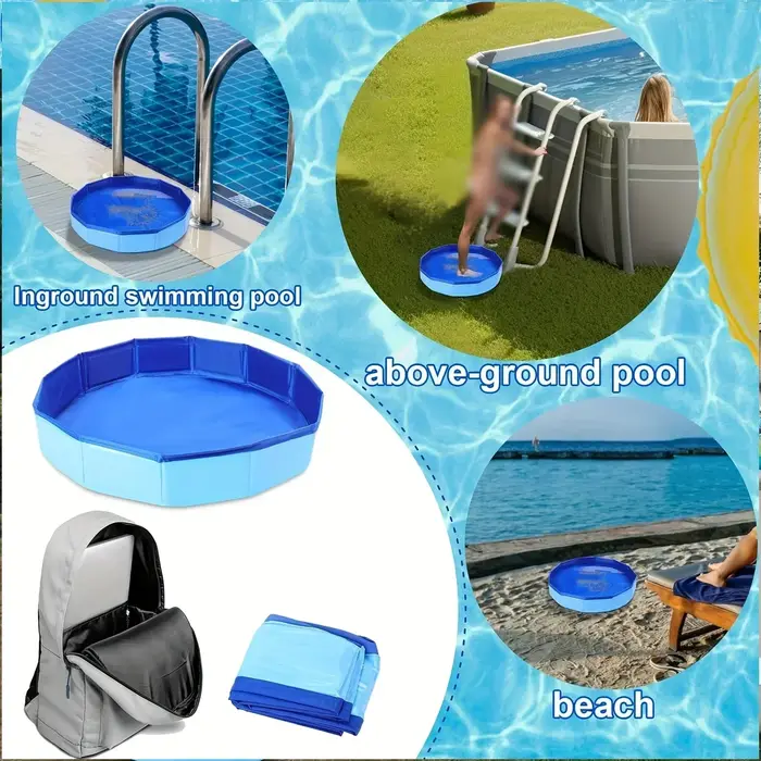Piscine pliable pour chiens