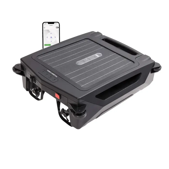 Robot nettoyeur d'écumoire de piscine solaire sans fil avec application S001A, piscines de Surface d