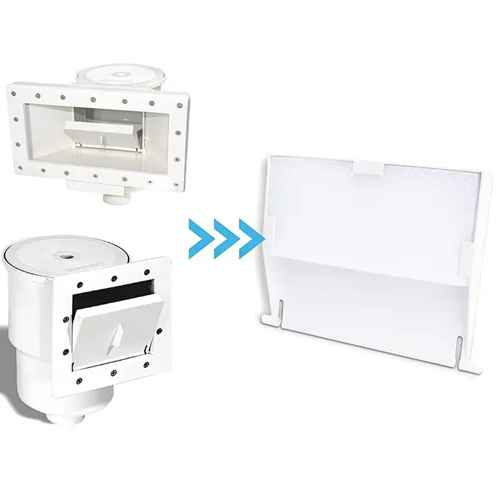 Outils de piscine essentiels-remplacement de rabat de porte de déversoir en plastique pour écumoire 8926