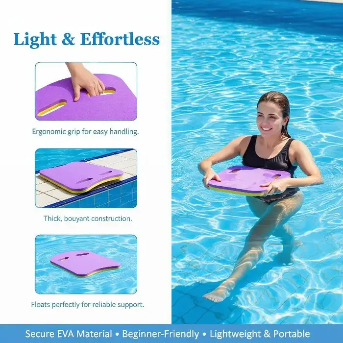 Planche de natation EVA légère à haute flottabilité avec poignée ergonomique pour l'entraînement