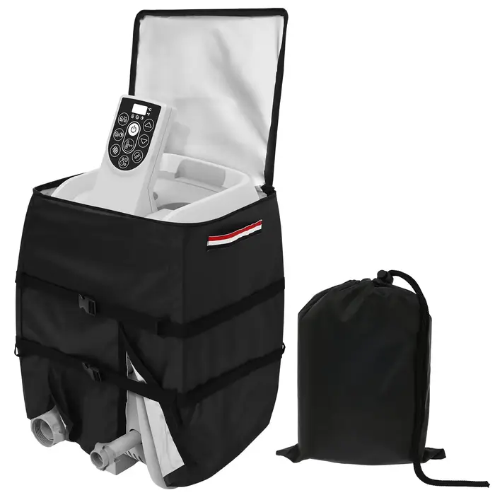 Housse universelle gonflable pour pompe de chauffage de spa