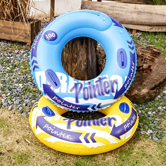 Bouée gonflable double pour la natation