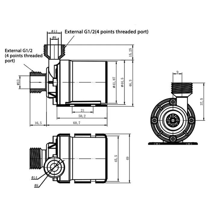Pompe à eau électrique portable SubSN