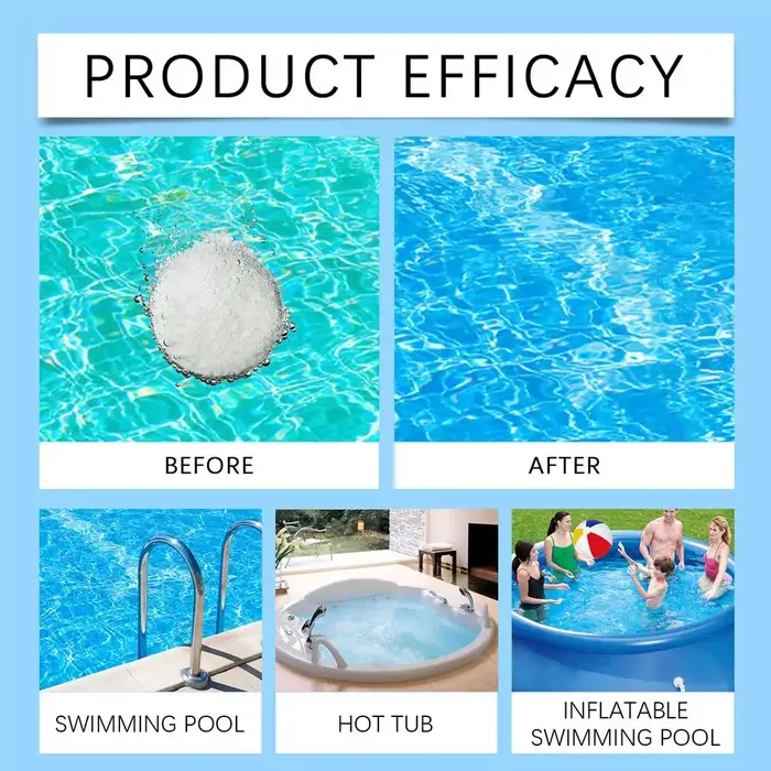 Comprimés de nettoyage de piscine 100G