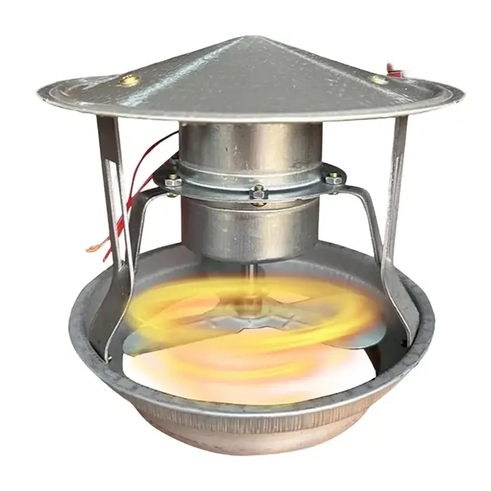 Ventilateur de cheminée 40W pour une élimination efficace de la fumée dans les foyers, poêles à bois