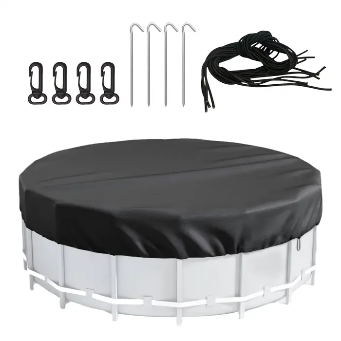 8/10/12FT couvertures de piscine rondes pour piscines hors sol couverture de jacuzzi