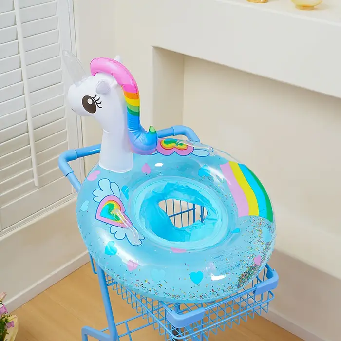 Bouée gonflable licorne pour piscine ﻿ Accessoire de piscine
