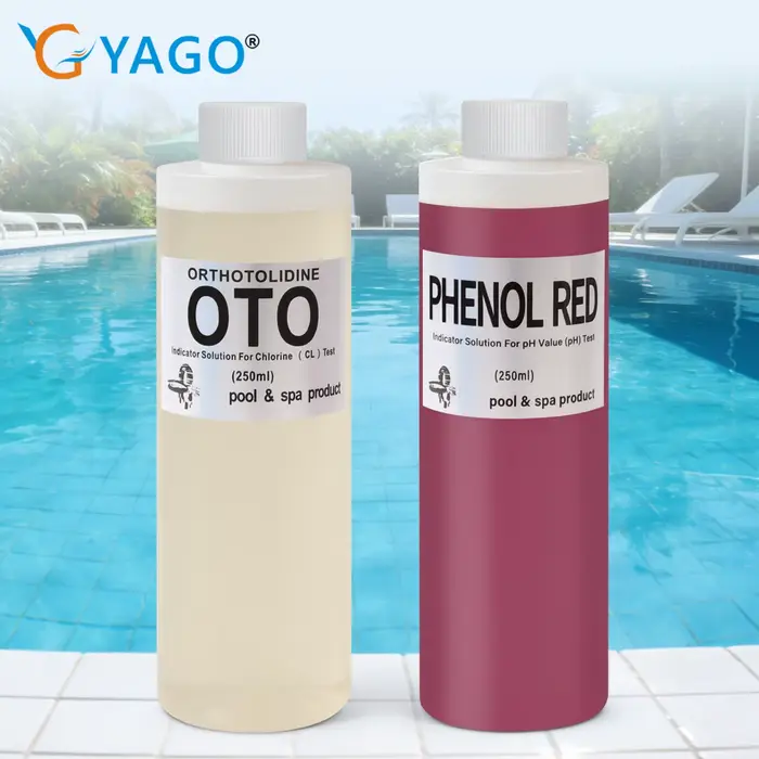 Kit de test d'eau de piscine 250 ml