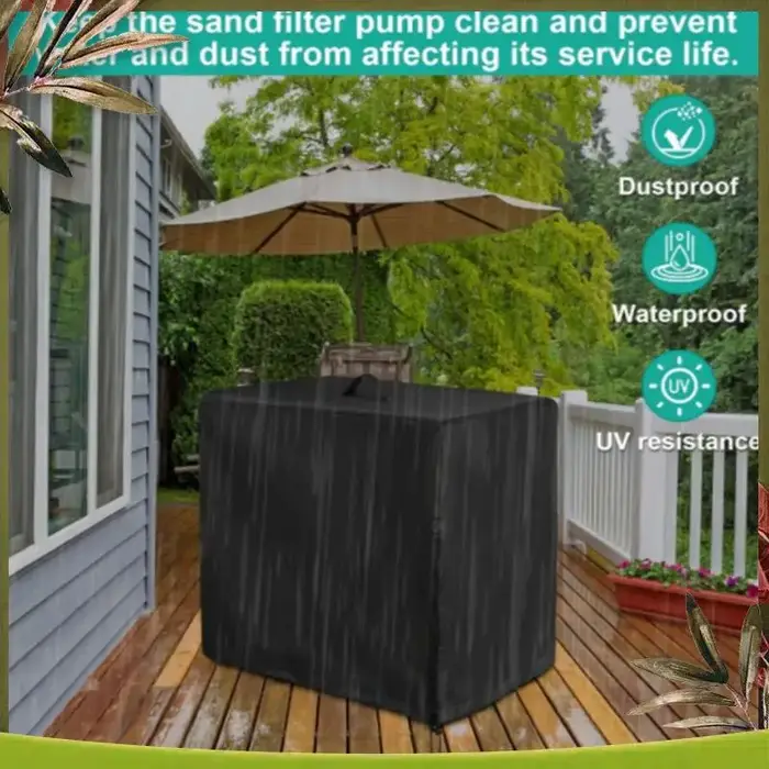 Housse de pompe de piscine fiable