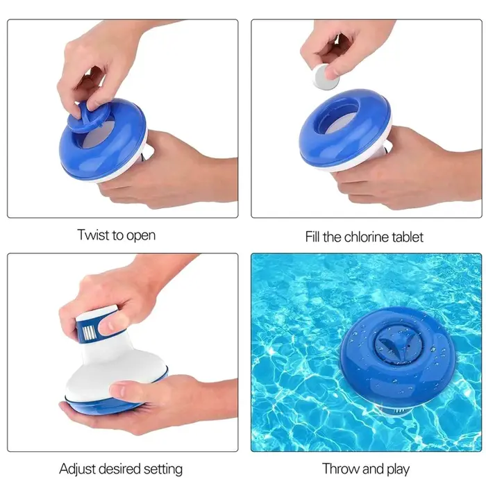 50 pièces comprimés de chlore désinfection instantanée multifonction pour piscine baignoire Spa