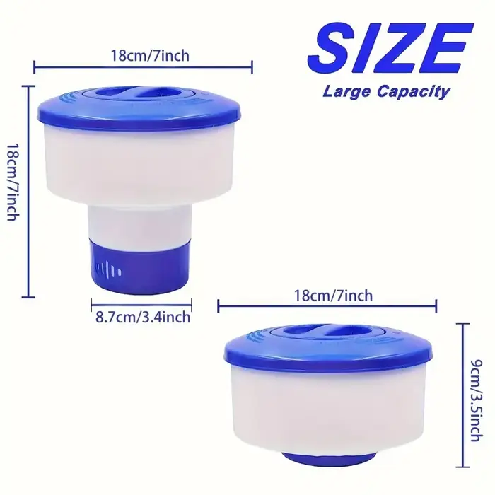 Distributeur flottant durable pour piscine – Stérilisateur automatique pour comprimés de chlore