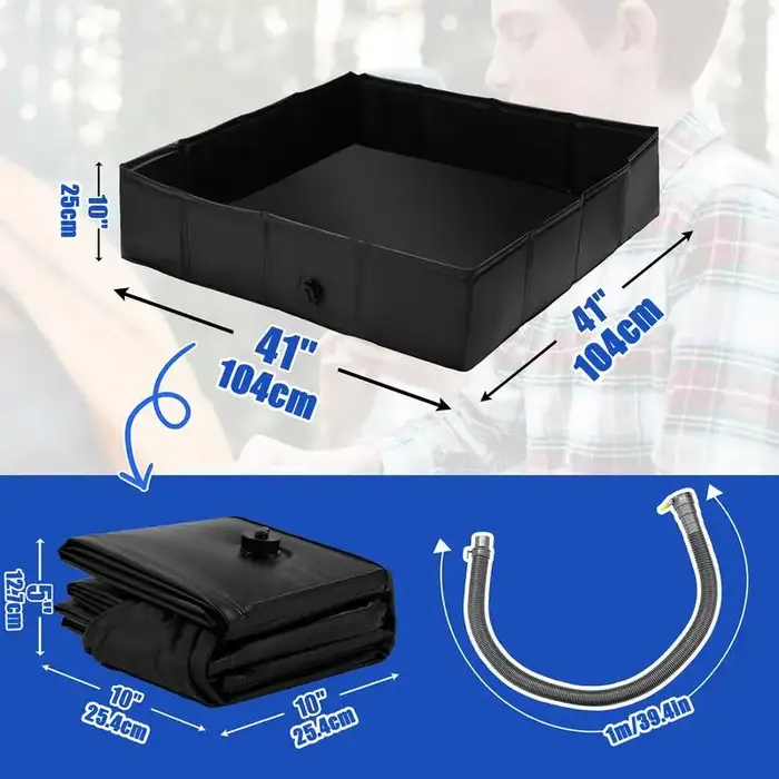 Base de douche de Camping pliante extérieure