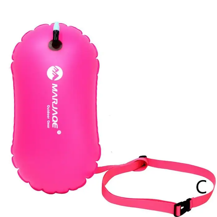 Bouée de natation gonflable en PVC, flotteur de remorquage, airbag étanche avec ceinture de taille p