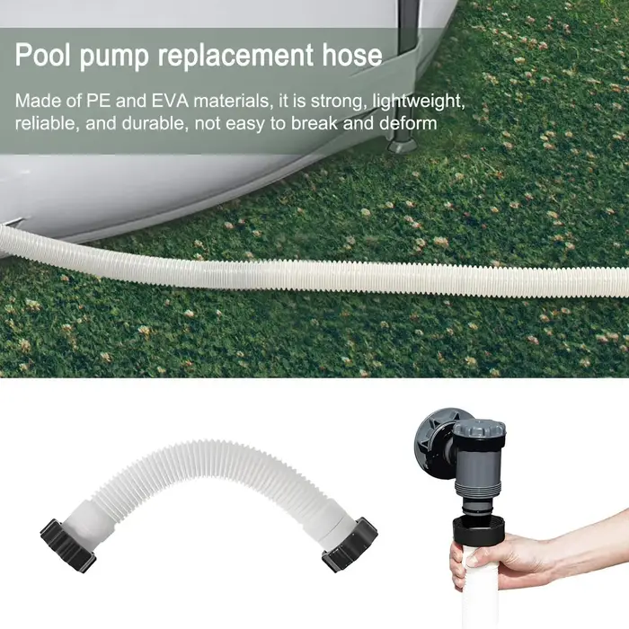 Tuyau de rechange pour pompe de filtration de piscine