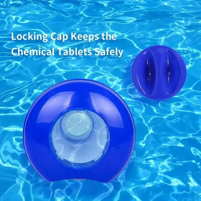 Distributeur flottant pour piscine avec boîte de désinfection Therye.com