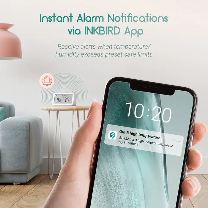 INKBIRD Thermomètre de piscine avec passerelle WiFi Ensemble