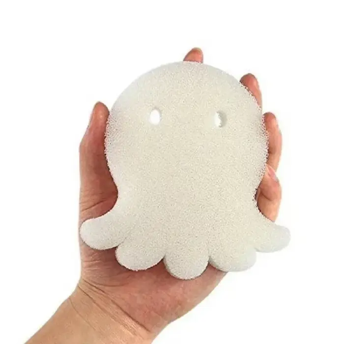 Lot de 60-6 éponges filtres absorbantes d'huile en forme de pieuvre pour piscine