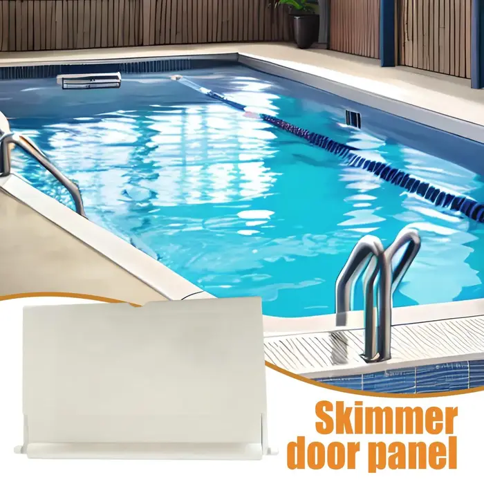 Remplacement de porte d'écumoire de piscine avec rabat