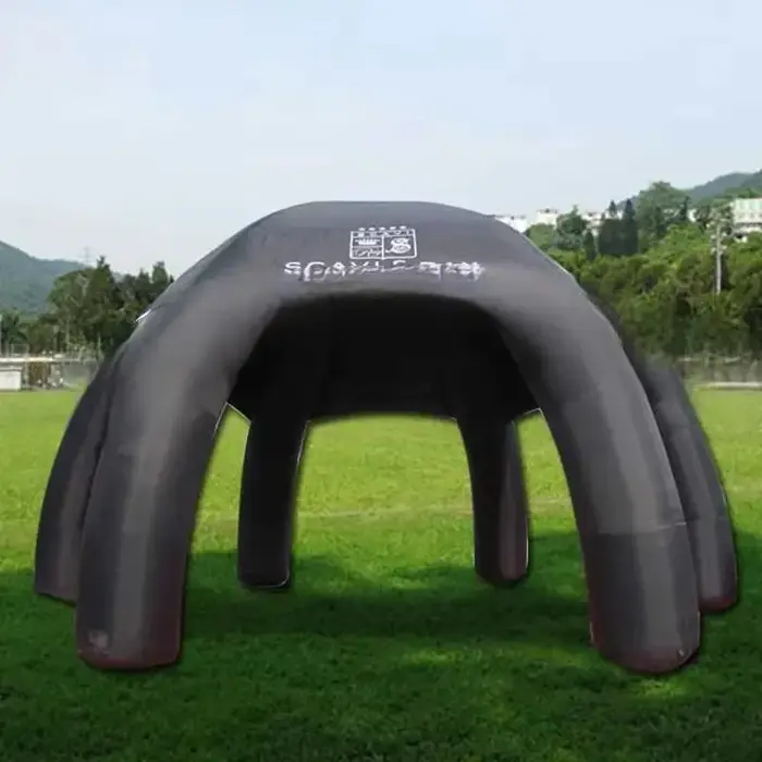 Tente araignée gonflable portable de 6 m, étanche, pour couverture de piscine