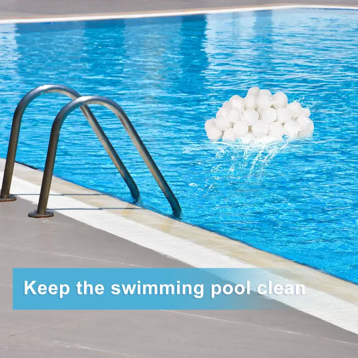 Boules de nettoyage de piscine en Fiber de Purification d'eau