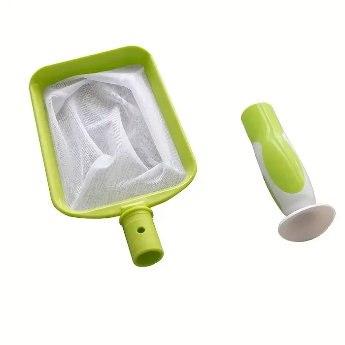 Filet de nettoyage de piscine Portable vert à haute efficacité avec poignée ergonomique