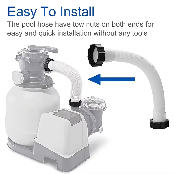 Tuyau d'interconnexion 11535 de 16 pouces pour pompes filtrantes Intex