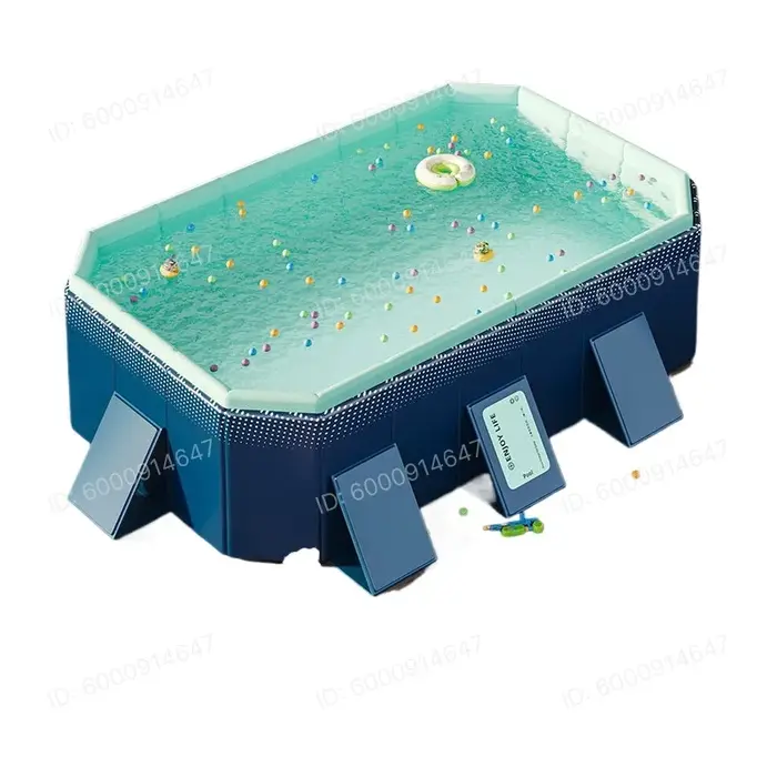 Grande piscine pliable à structure rigide