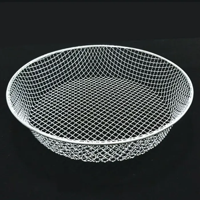 Acier inoxydable robuste jardin métal pêche grand sol tamis Filtration grandes pierres plantation Pot outils de culture