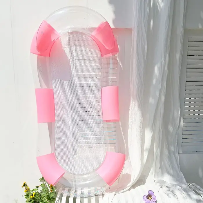 1 chaise-hamac gonflable pour piscine - Un tapis flottant adapté aux piscines