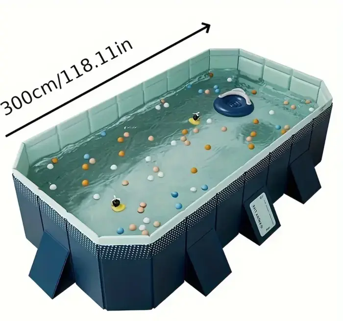 Grande piscine d'extérieur pliable