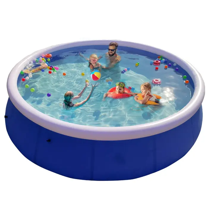 Piscine gonflable extérieure en PVC avec filet pour adultes et enfants