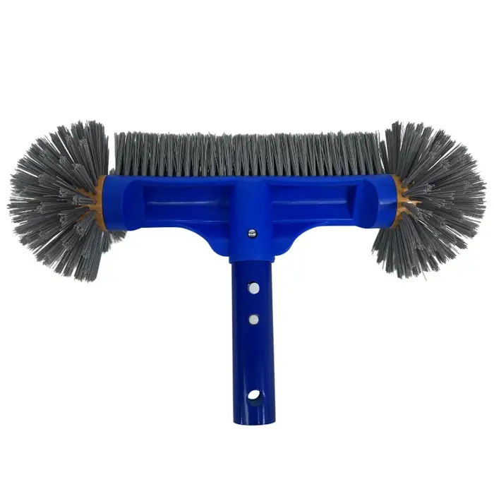 Tête de brosse de piscine avec extrémités rondes, brosse de piscine à haute efficacité de 13 pouces 