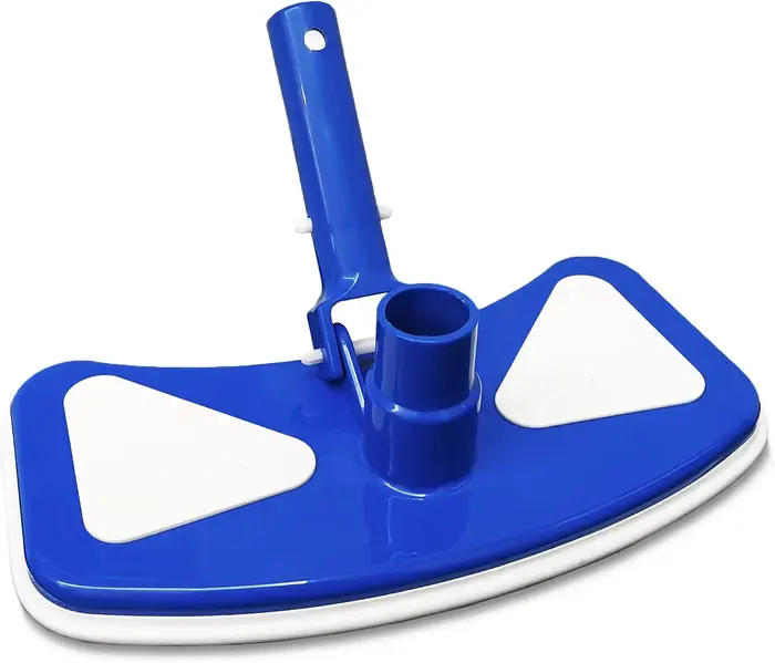 Tête d'aspirateur de piscine lestée en forme de papillon, avec brosses inférieures en nylon, nettoye