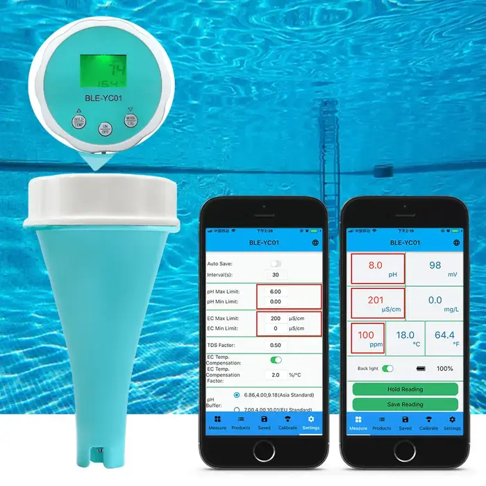 Détecteur de qualité de l'eau 6 en 1
