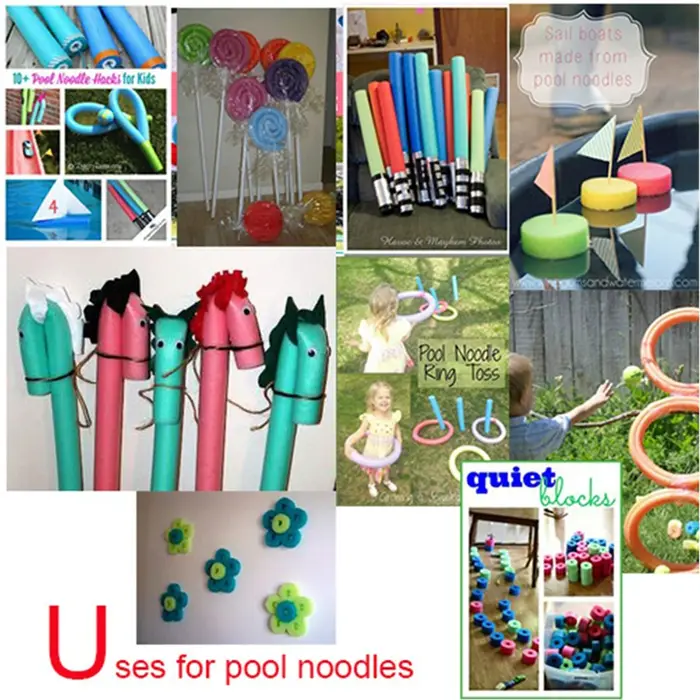 1/5 pièces Portable Flexible EPE apprendre la piscine nouilles pour adultes enfants été aide à la natation