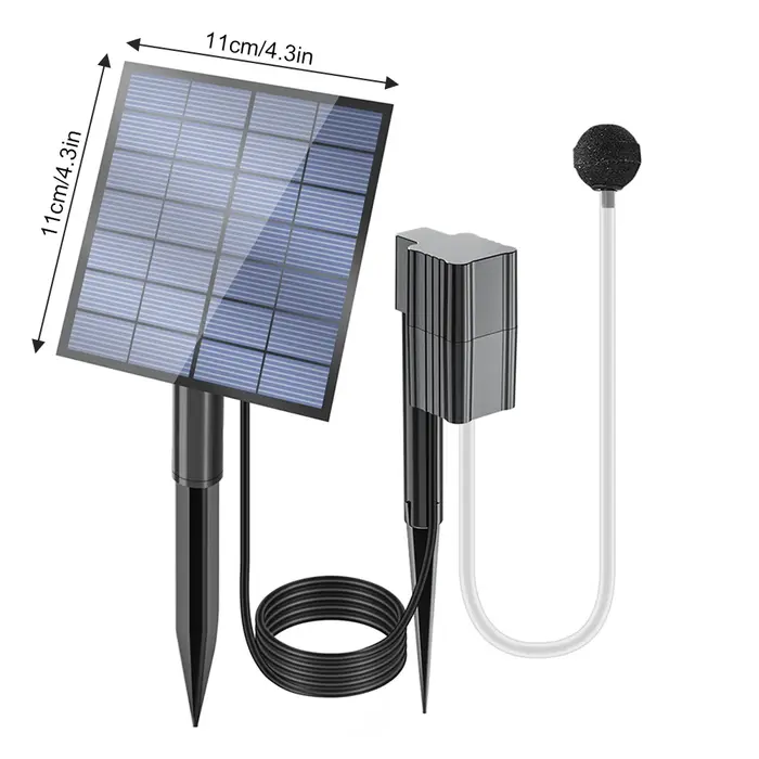 Aérateur solaire pour bassin 2