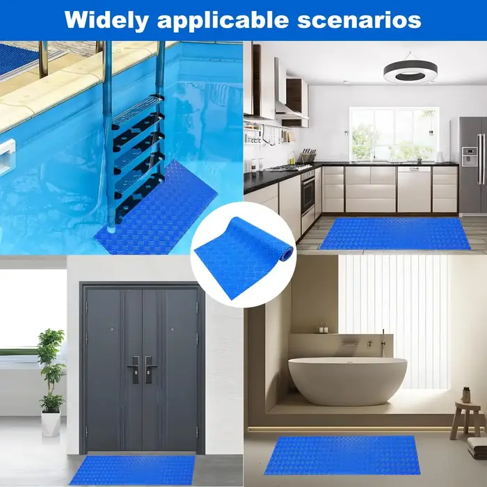 Tapis d'échelle de piscine-tapis de protection pour escalier de piscine avec Texture antidérapante