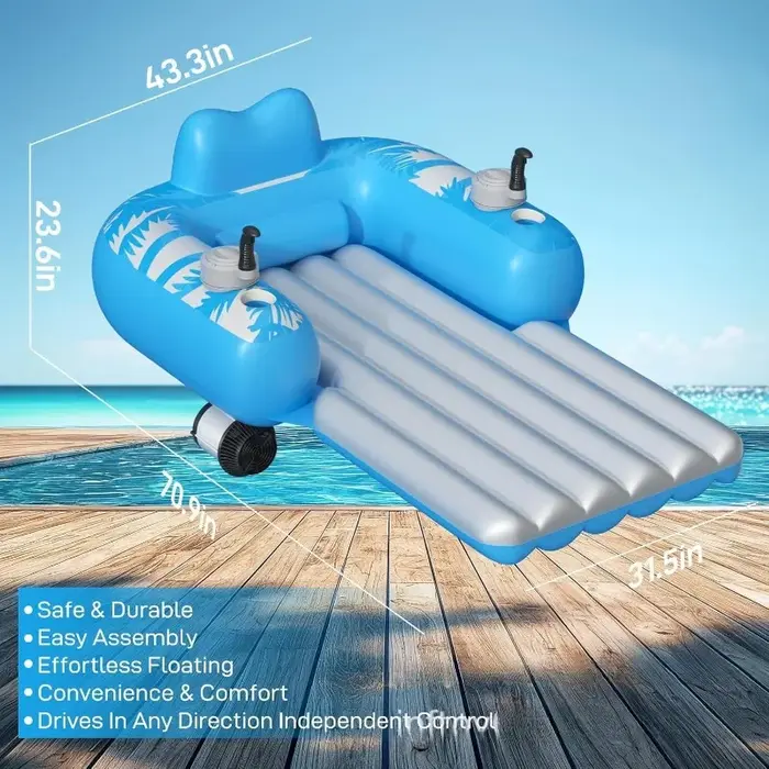 Pompe à eau gonflable rechargeable pour piscine et bateau