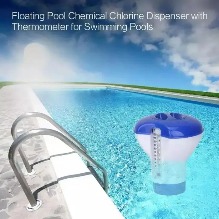 Distributeur flottant pour piscine avec boîte de désinfection Therye.com