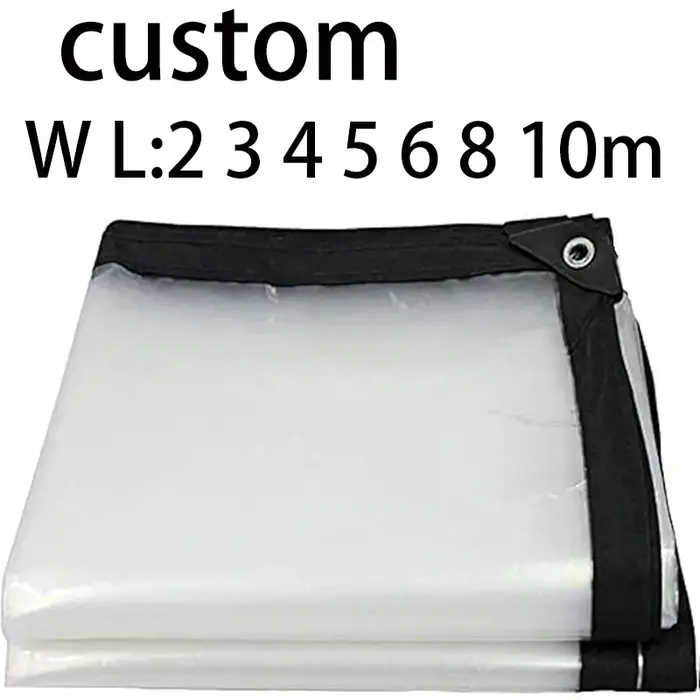 Bâche transparente grande personnalisée 2*3m 4 5 6 7 8 9 10 M 5