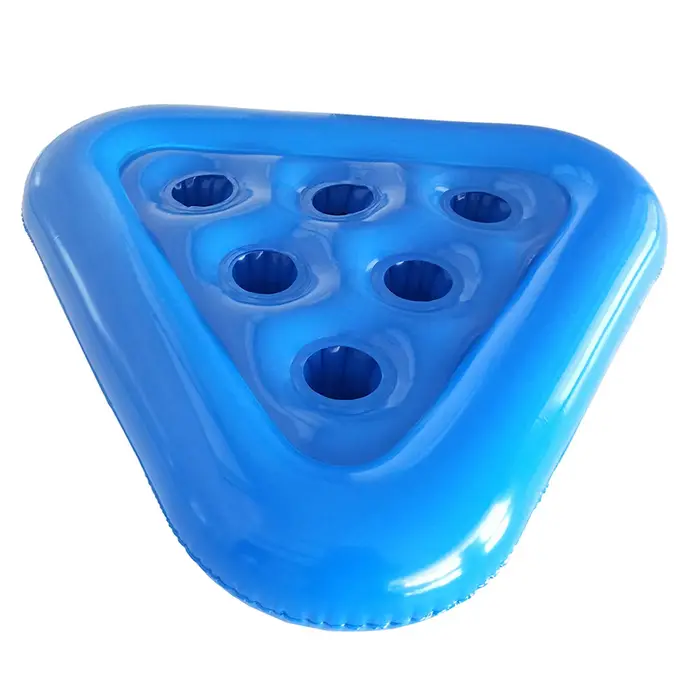Table à bière flottante triangulaire pour piscine